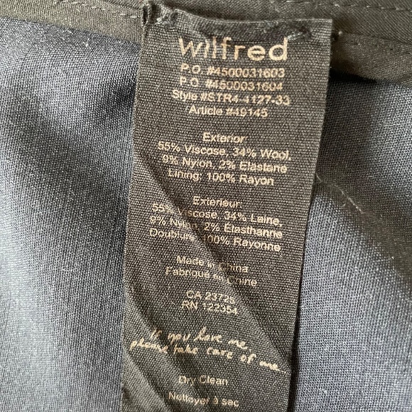 Wilfred straight cut navy blazer - Picture 3 of 5